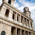 The massive structure of St Sulpice 